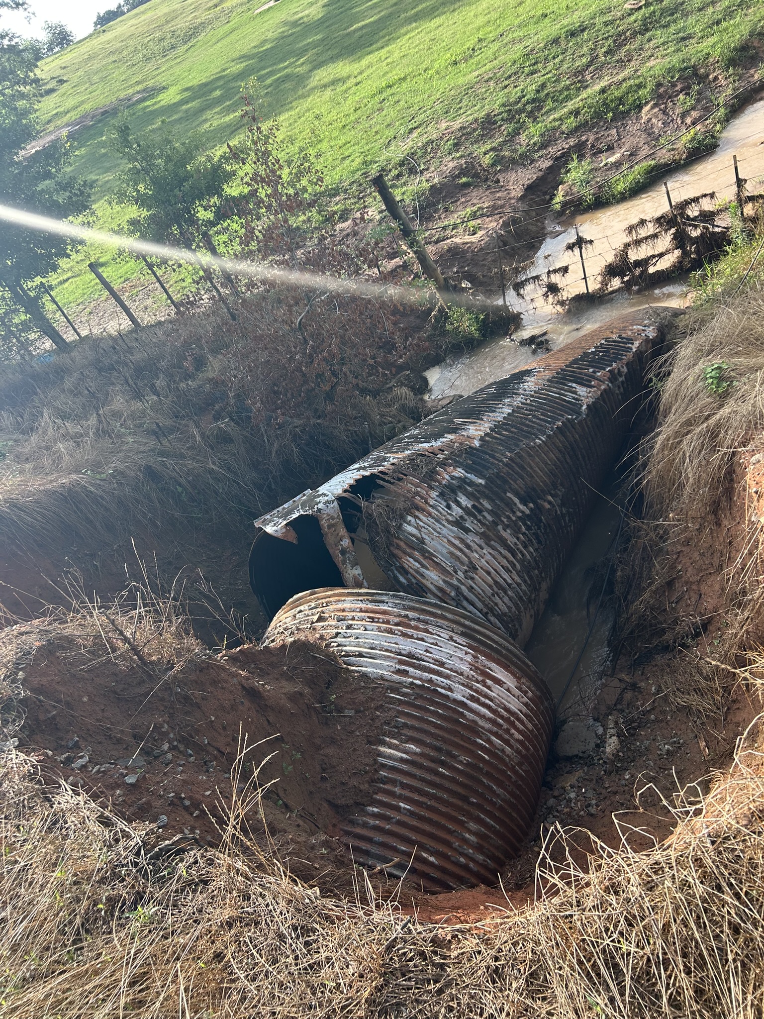 Drainage work